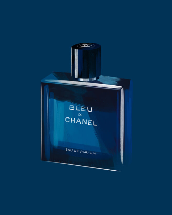Bleu Chanel illustration Claire la Paillette